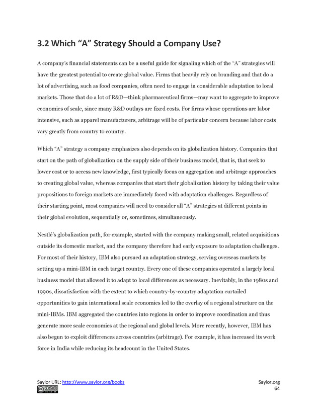 Fundamentals of Global Strategy - Page 64
